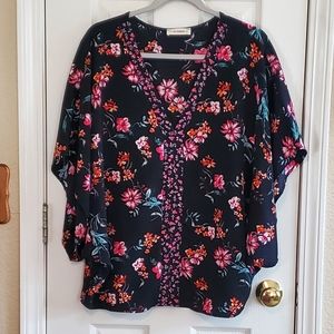 EUC - ee:some | Floral Loose Fit Blouse Size M